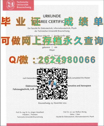 成就梦想，收获未来！德国布伦瑞克工业大学毕业证助你一臂之力）
