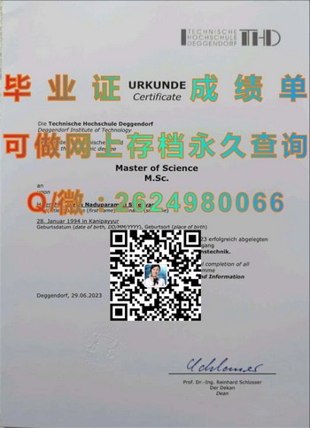 德根多夫技术大学毕业证的黄金钥匙，你值得拥有！）