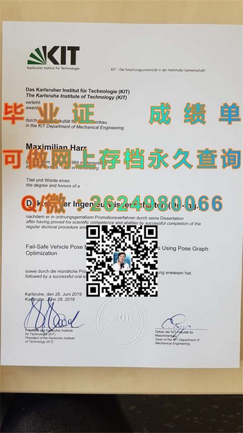 拥有德国卡尔斯鲁厄大学毕业证，为你的职业生涯加冕！）