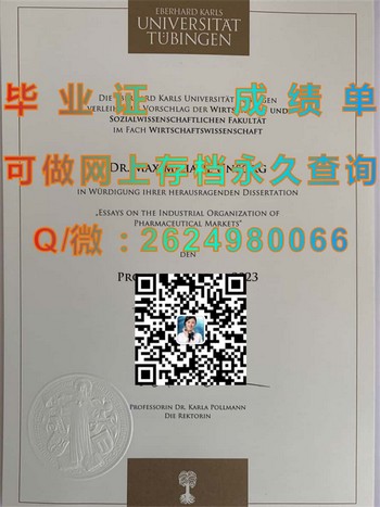 德国蒂宾根大学毕业证攻略：职场竞争的利器）