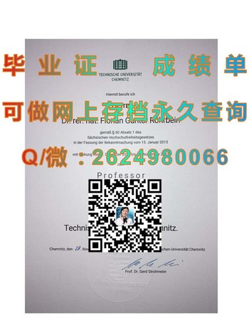 开姆尼茨工业大学毕业证模版、文凭参考、学位证、成绩单图片.jpg