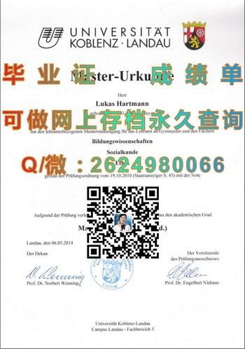 从德国科布伦茨—兰道大学毕业的6个关键技能（德国科布伦茨—兰道大学毕业证文凭样本））