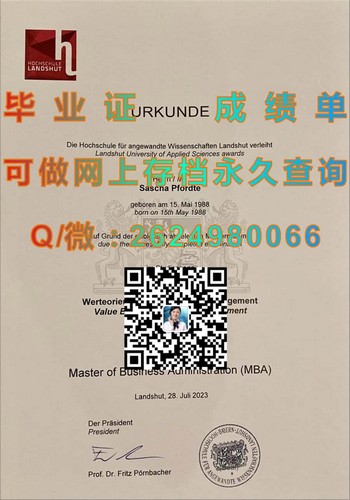 兰茨胡特大学毕业证的影响力：为你职业生涯加分）