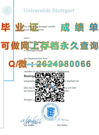 掌握机会，德国斯图加特大学毕业证文凭的关键）