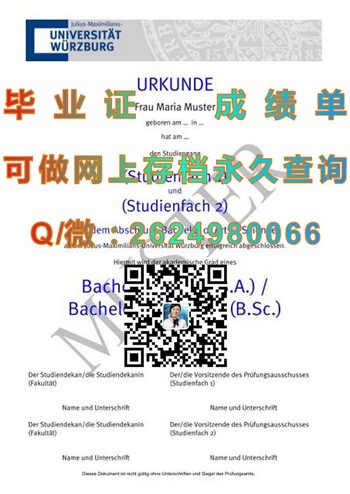 德国维尔茨堡大学毕业证文凭：拥抱成功的关键）