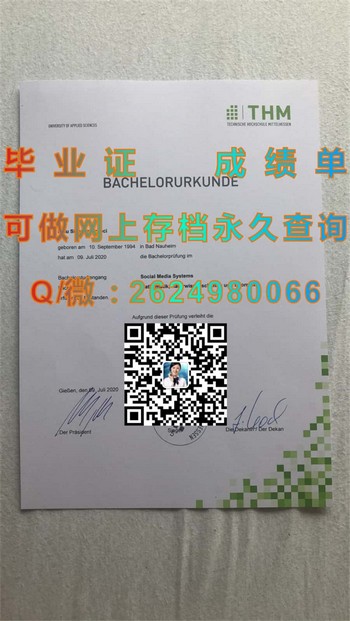 德国中央黑森技术大学毕业证遗失了在哪里可以补办？）