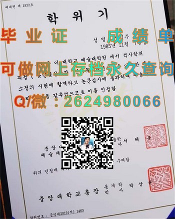 韩国中安大校毕业证的魔力：点亮你的人生之旅）